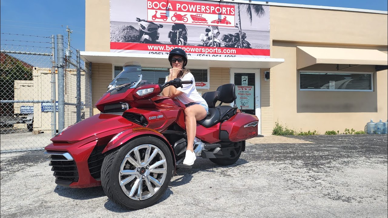 2016 Canam spyder F3 Two Brothers exhaust YouTube