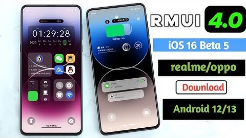 iOS 16 Beta 5 Theme for Realme and Oppo devices || Lock Screen Customization & Dynamic island 🔥