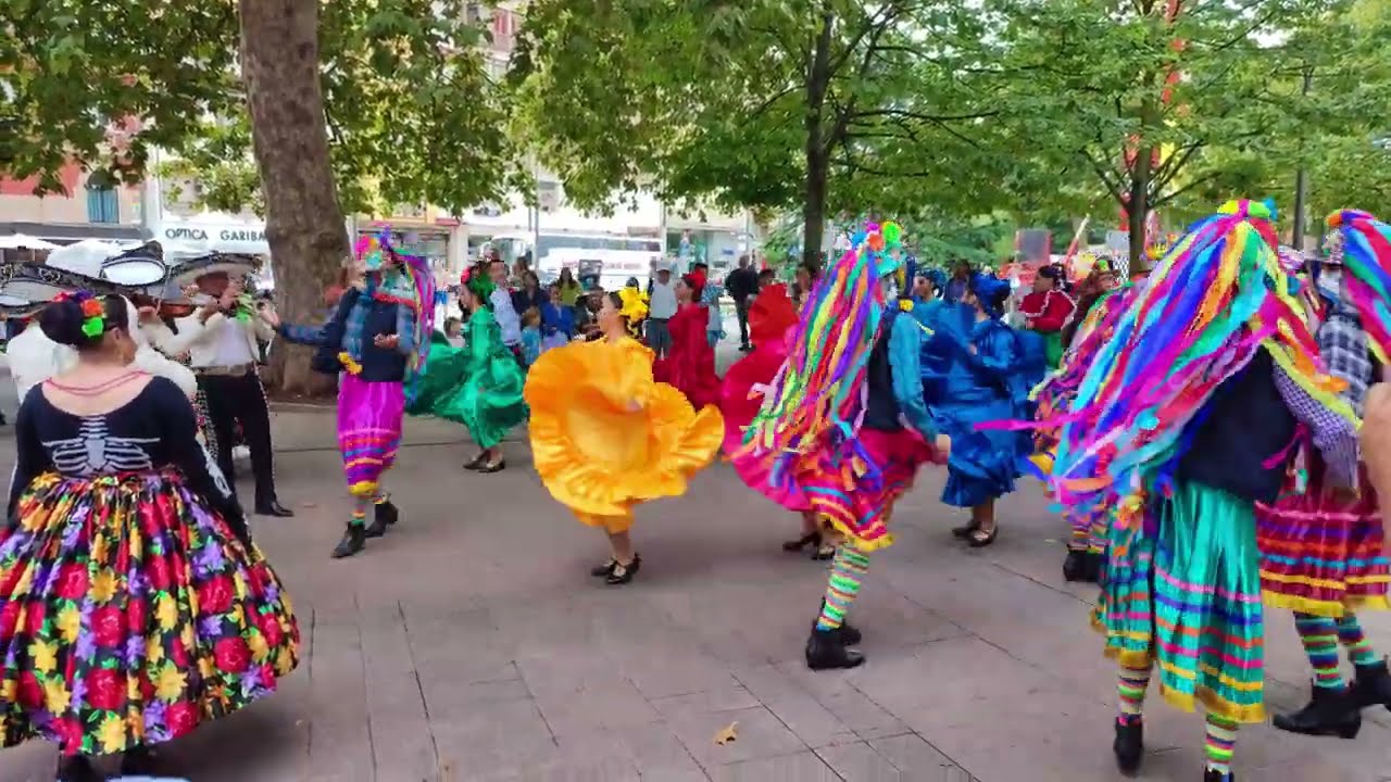 Fiestas de San Agustín 2022 (Avilés) Spain,UHD 4K Video.