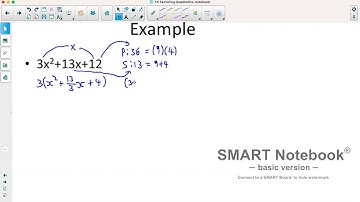Foundations of Math 11: 7.5 Factoring Quadratics