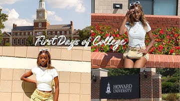 MY FIRST DAYS AT HOWARD UNIVERSITY|| Campus tour, going to classes + more