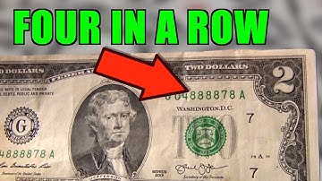 These serial numbers make your $2 bill more valuable