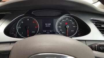 Audi a4 service light reset 2011 to 2015