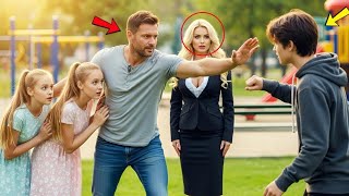 видео: Отец-Одиночка Останавливает Хулигана, Нападающего На Девочек-Близняшек В Парке, Не Зная, Что Их Мама картинка: Отец-Одиночка Останавливает Хулигана, Нападающего На Девочек-Близняшек В Парке, Не Зная, Что Их Мама