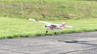 E flite Apprentice FULL FLIGHT WITH BEAUTIFUL LANDINGS!!!