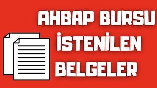 Ahbap Bursu İçi̇n İsteni̇len Belgeler Nereden Alinir Ve Nasil Yükleni̇r? 2022