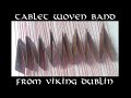 Tablet weaving: Dublin Wool Band E172:11815