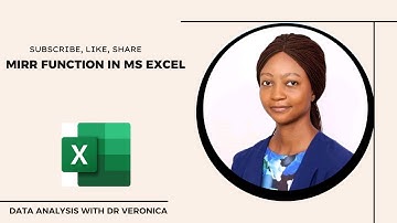 How to calculate MIRR in MS Excel