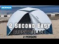 Quechua 2 Second Easy Fresh & Black