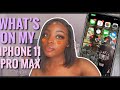 WHAT’S ON MY IPHONE 11 PRO MAX!!! FT. PURDY CASE
