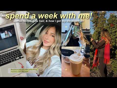 VLOG💌: new hair for the new year, my coffee recipe, & getting my life together after a busy week! thumbnail