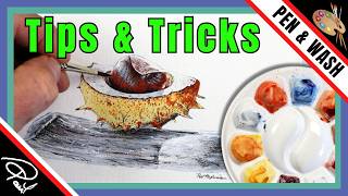 INSIDE the Techniques for Line & Wash - Learn them TODAY!