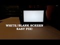 Sony Handycam HDR-CX100 white blank screen problem fixed!