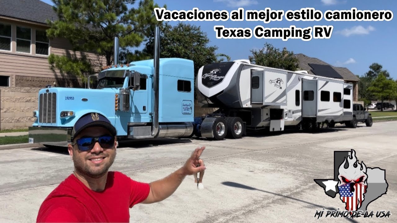 Vacaciones al mejor estilo camionero - Texas Camping RV 🚛🇺🇸