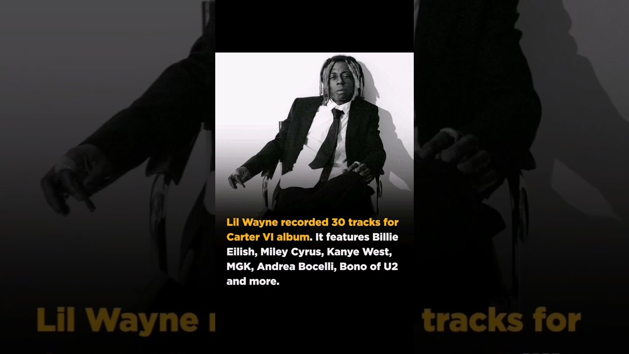 Lil Wayne recorded 30 track of Carter 6 albums