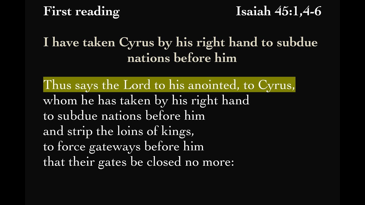 Sunday 22 October 2023 Twenty Ninth Sunday In Ordinary Time A First sunday-22-october-2023-twenty-ninth-sunday-in-ordinary-time-a-first