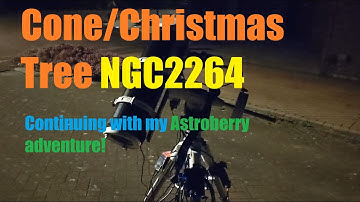 Cone/Christmas Tree Nebula NGC2264 Continuing making a Raspberry Pi and Astroberry function.