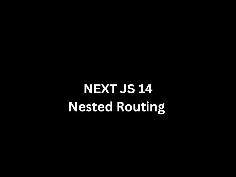 Nested Routing Next