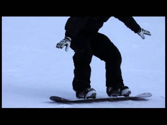 Cours de snowboard débutant initié.