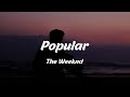 The weeknd  popular lyrics