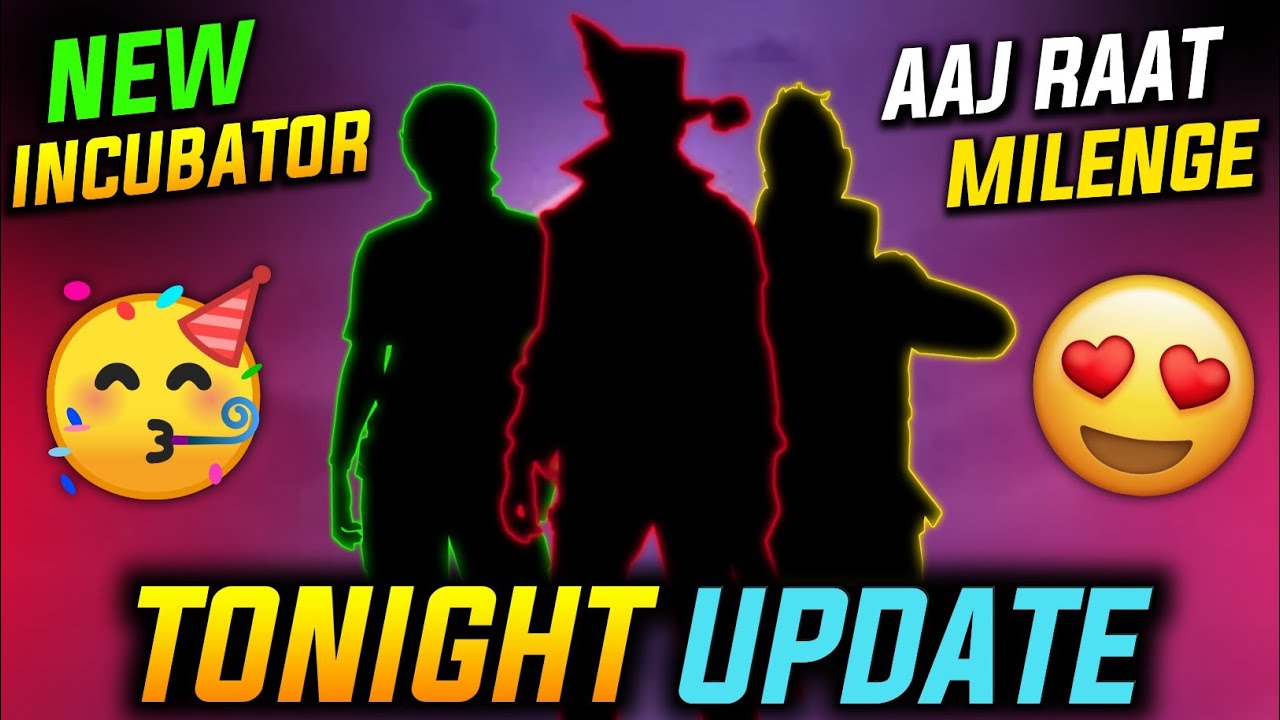 Tonight Update Of Free Fire 🔥| New Incubator In Free Fire | Free Fire New Event | Ff New Event Today