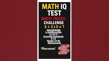99% Fail This Math IQ Test | Can You Solve It in 5 Seconds? | Math Tricks Challenge