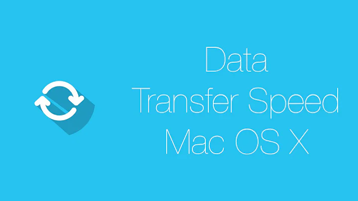 Mac Tutorials [19] - Find Data Transfer Speed On OS X