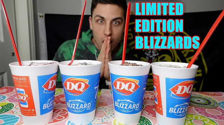 EATING EVERY NEW DAIRY QUEEN BLIZZARD!