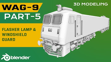 Part 5: 3D Model of WAG-9H Locomotive | Blender Tutorial
