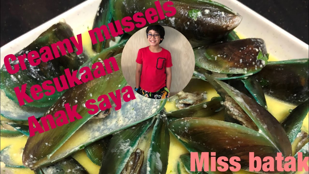 Cara senang masak Creamy mussel bisa sampai menjilat jari 