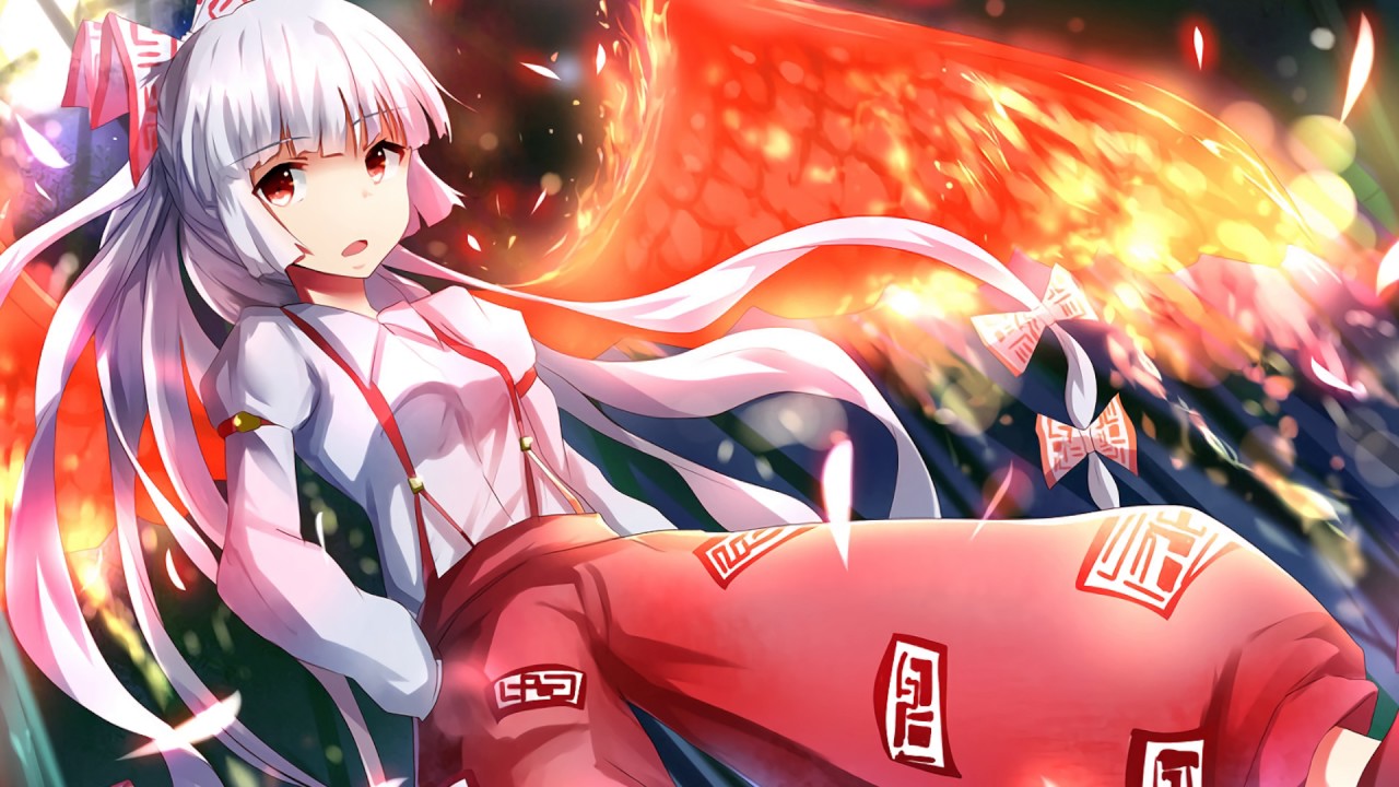 Включи моко. Фудзивара но Моко арт. Fujiwara no mokou. Mokou Fujiwara Art. Моко Тохо.