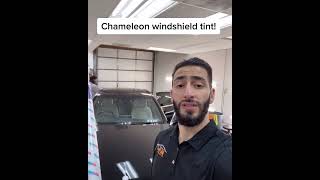 Installing UltraVision Chameleon Window tint on a Mercedes! Night Shade