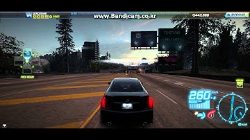 Need For Speed : World Cadillac CTS-V Nitro Test