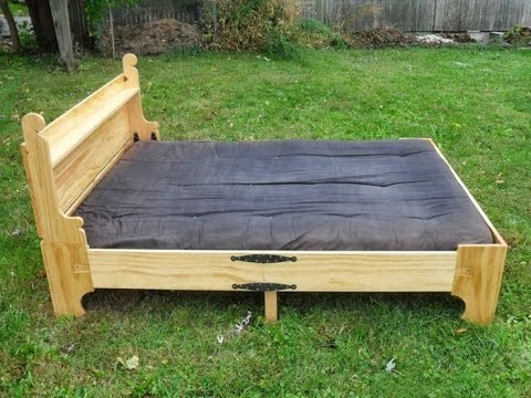 Bett selber bauen. Designer bett selber bauen. - YouTube