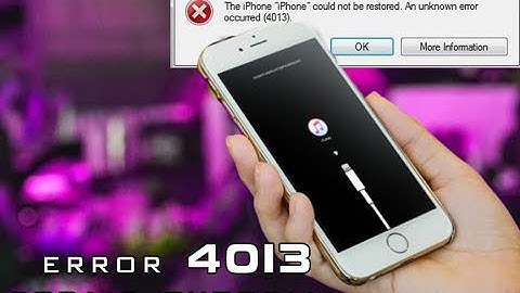 Fix iPhone 7 Error 4013 iTunes Restore  which is Related to NAND Hardware Repair Tutorial  | Selekt