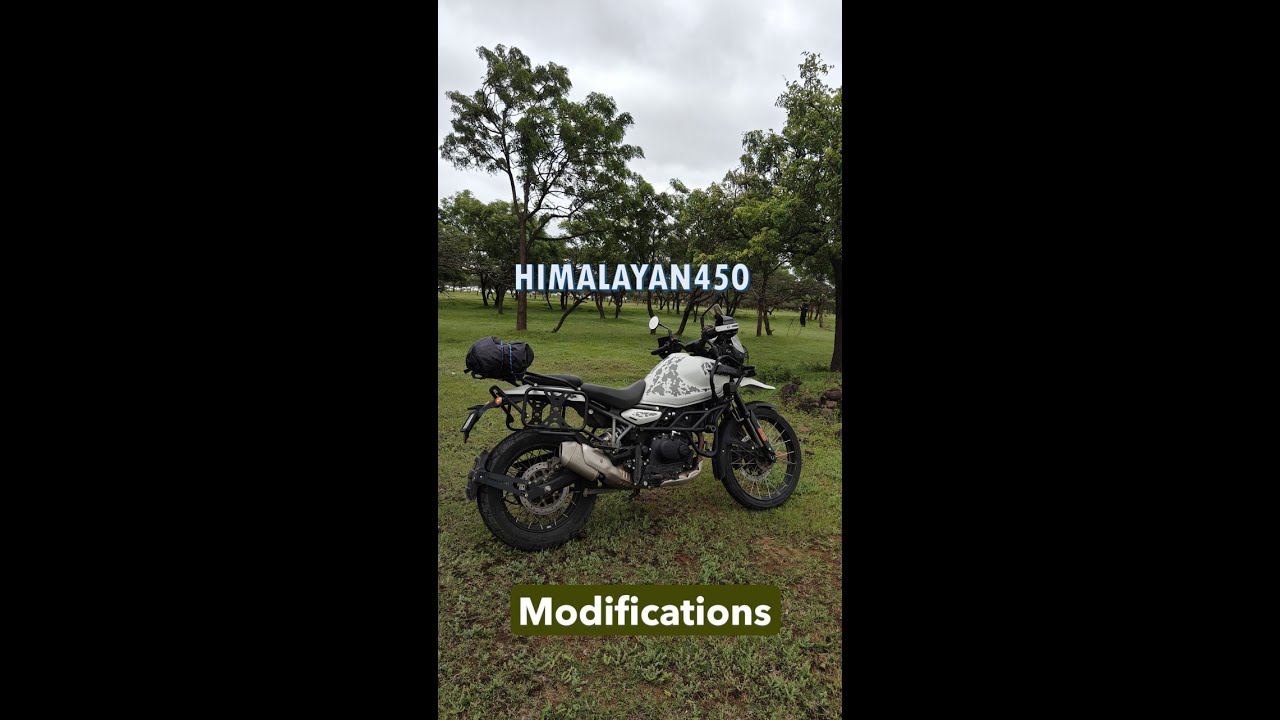 Royal Enfield Himalayan 450 Modifications| Moto torque | Moto genius | LIU HJG