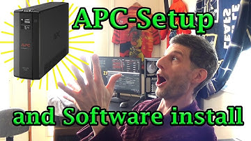 APC ups backup setup and install software safely shutdown computer