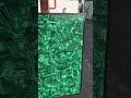 Semi precios malachite panel  150 x 80 cm 2 cm thick