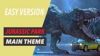 EASY PIANO TUTORIAL - Jurassic Park - Main Theme (for BEGINNERS)