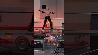 HE CHOKESLAMMED HIM INTO A SHOPPING CART 😭