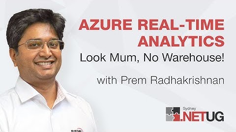 Azure real-time analytics with Prem Radhakrishnan