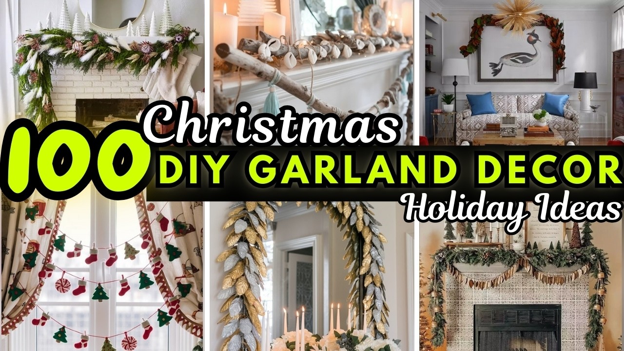 DIY Christmas Garland Ideas to Make Your Home Shine