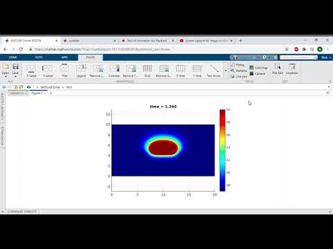 3D Heat Equation Model using Matlab