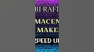 MULA MACENNING CAPPA MAKESSING  |  speed up version @AbiRafdi