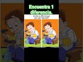 solo 1 diferencia! #fypシ #juego #iqtest #play #acertijos #descubre #diferencia
