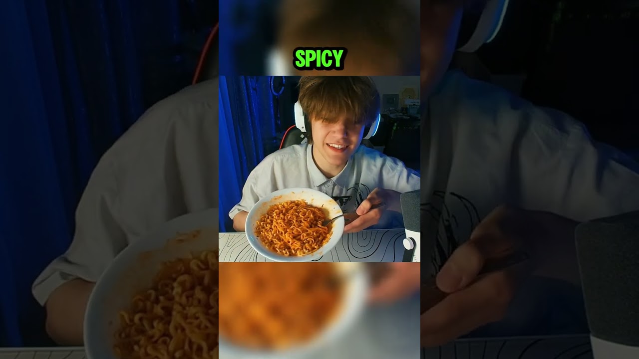 ROBLOX But If I Fall I HAVE To EAT SPICY RAMEN..😭😱🍝 Have You TRIED This RAMEN? #roblox #robloxshorts