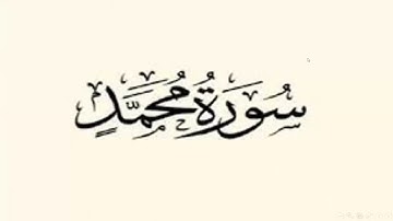 سورة محمد الوجه الاول تربيطات ومتشابهات