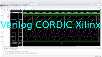 FPGA 18 - AMD Xilinx Verilog CORDIC Sine/Cosine generator