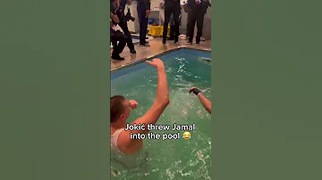 Joker Jamal Going For A Swim Via NBA Nbafinals Denvernuggets 