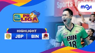STIN BIN VS Bhayangkara Presisi 3-1 | Highlight PLN Mobile Proliga 2024